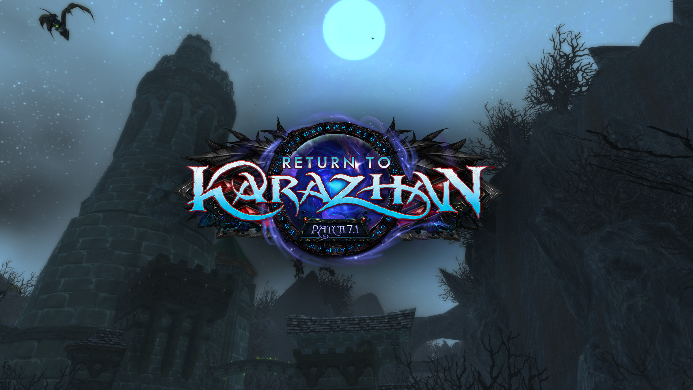 Retorno a Karazhan - World of Warcraft Legion - Banner Logo
