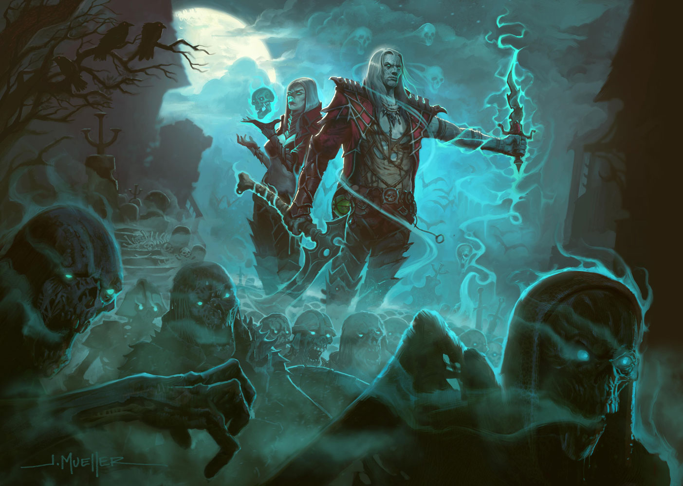Diablo IV - Necromancers Artwork - 001