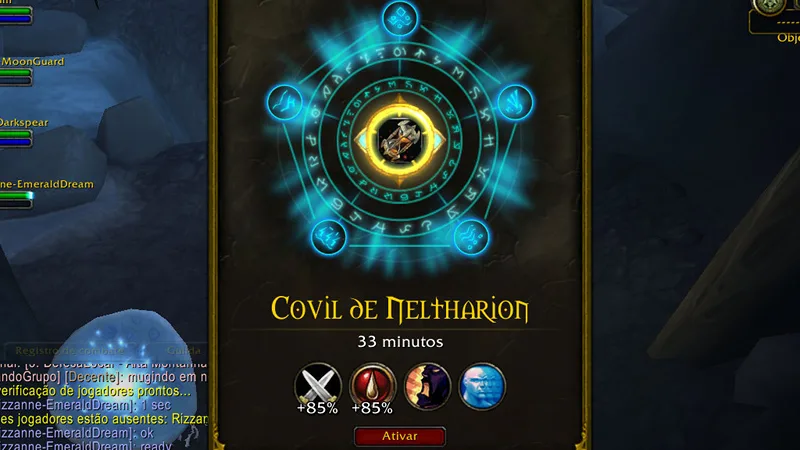 Patch 7.2.5 virá com alterações nas masmorras míticas+ | World of Warcraft: Legion World of Warcraft - Pedra-chave mítica