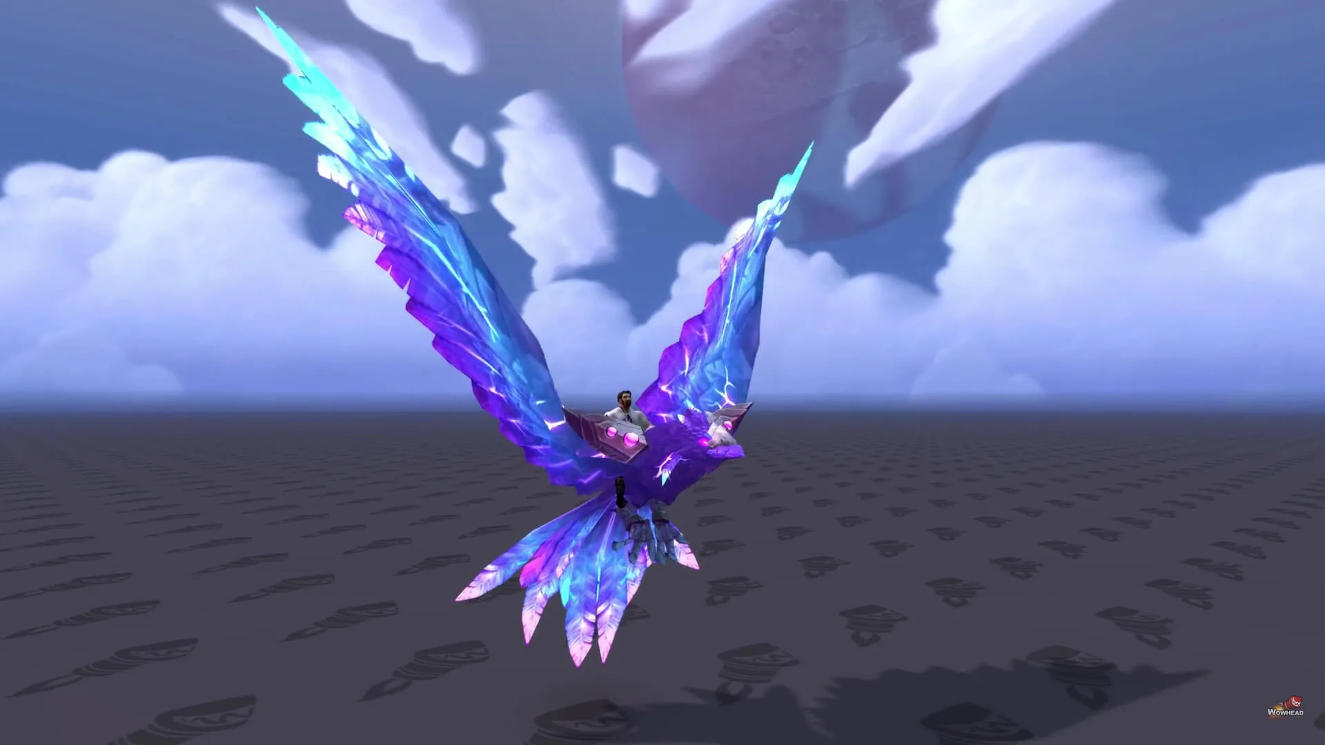 Patch 7.3 de World of Warcraft: Legion terá o corvo de Haddgar de montaria, e ela é bonitona! World of Warcraft - Violet Spellwing Screen