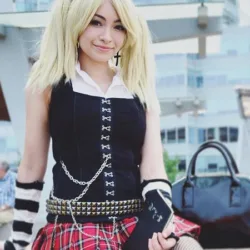 Belo Cosplay da Misa Amane - Death Note - Cosplay Feminino Casual - Topo