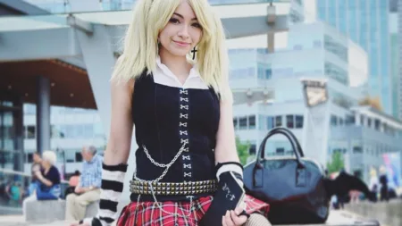 Belo Cosplay da Misa Amane - Death Note - Cosplay Feminino Casual - Topo