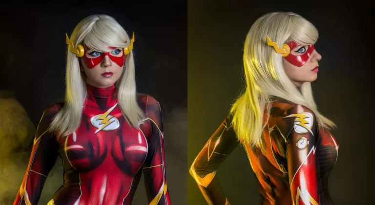 The Flash cosplay feminino capa
