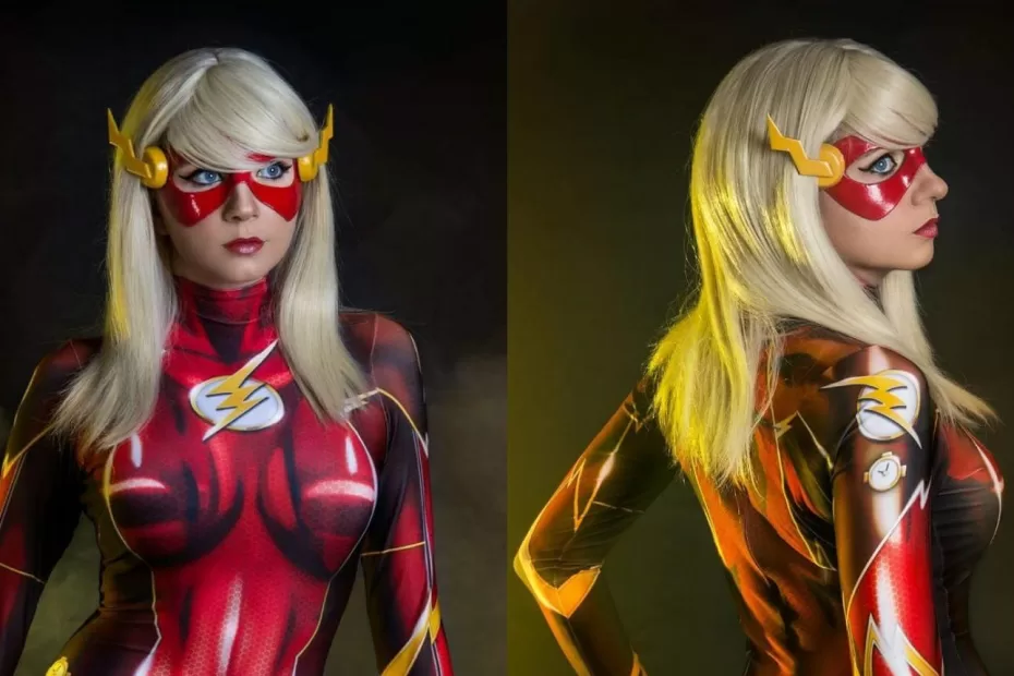 The Flash cosplay feminino capa