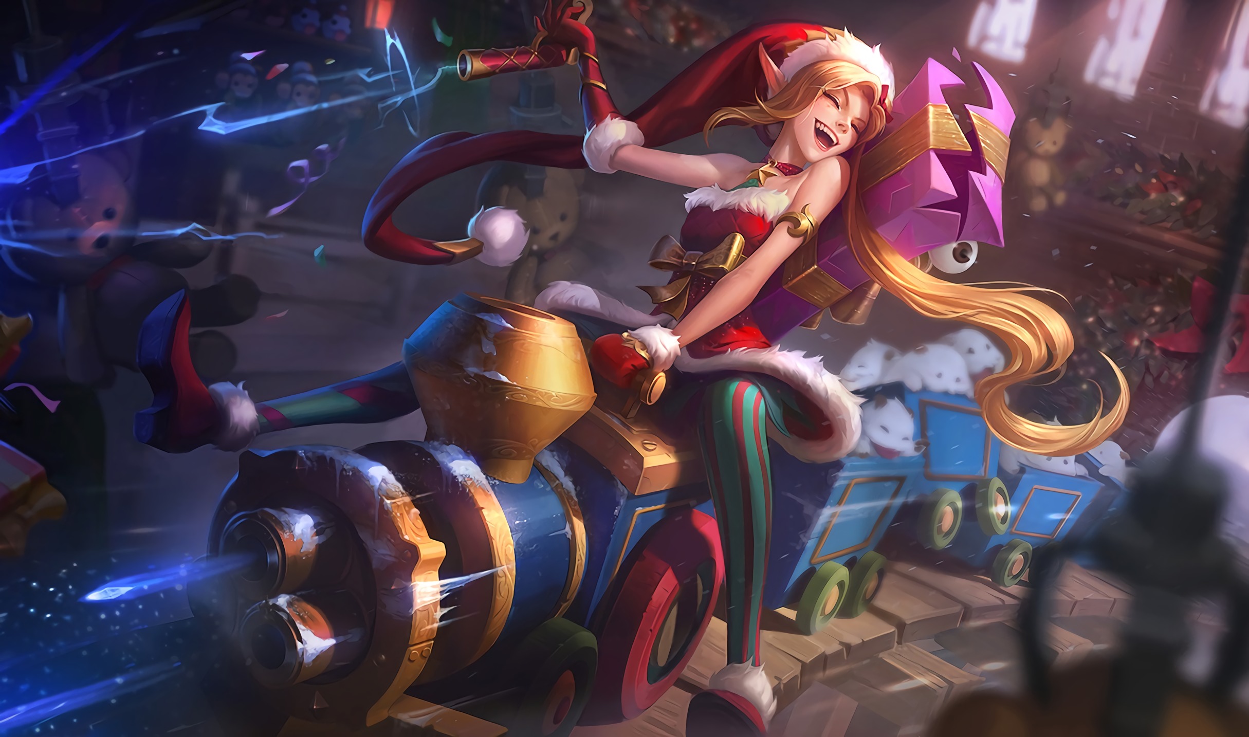 Cosplay – Uma Jinx Elfa Ambiciosa pronta para o Natal!