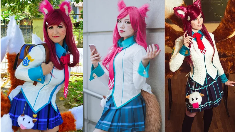 Os melhores cosplays da Ahri Colegial, de League of Legends! Melhores-Cosplays-da-Ahri-Colegial-League-of-Legends-Topo 01