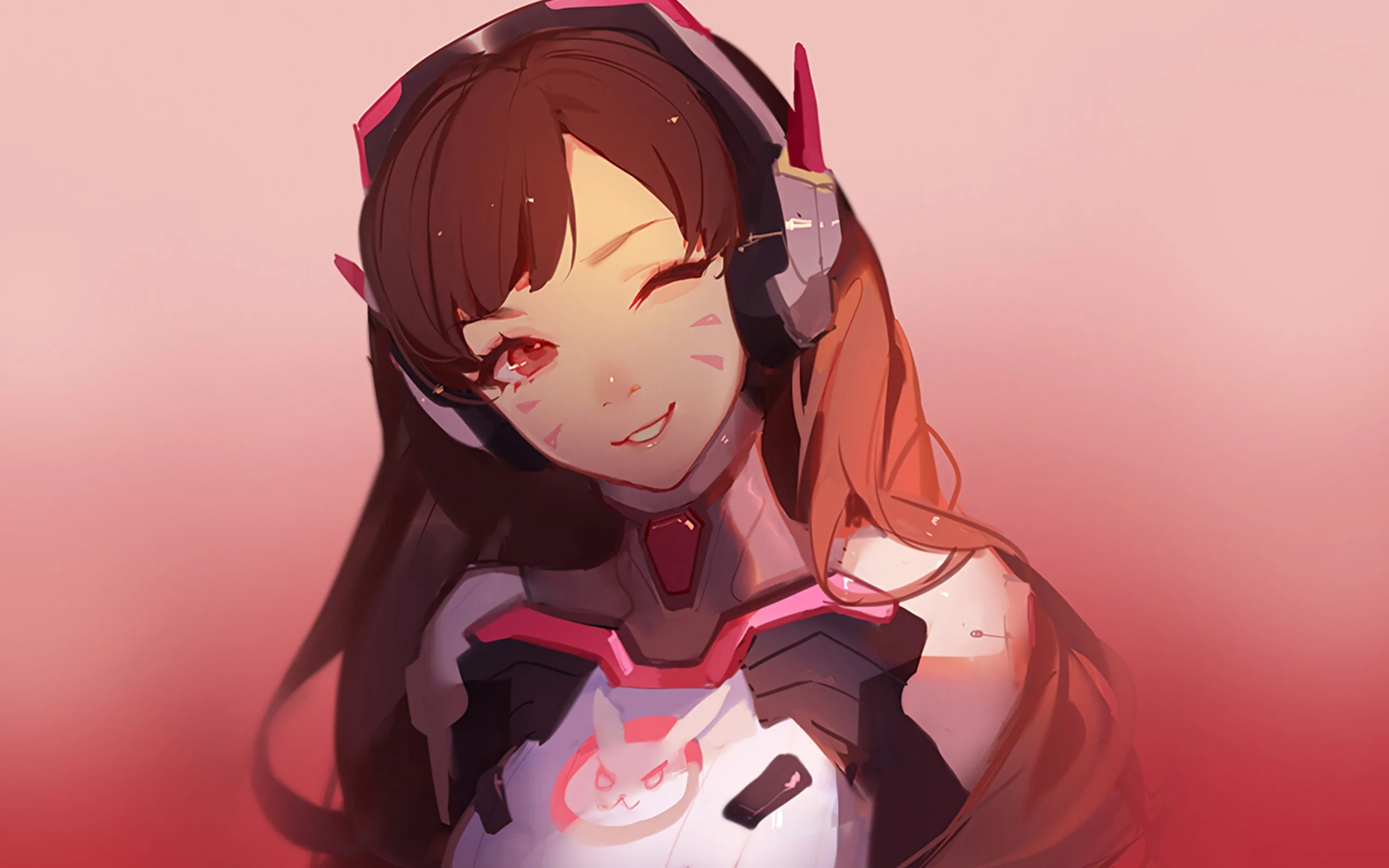 D.VA Kawaii Wallpaper Full HD - Overwatch 2