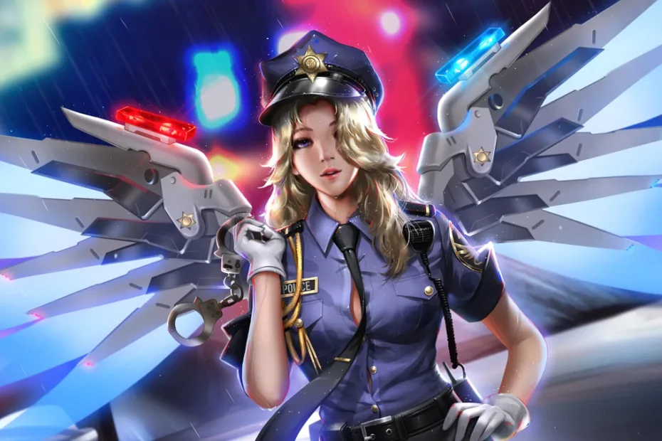 Mercy Policial - Overwatch 2