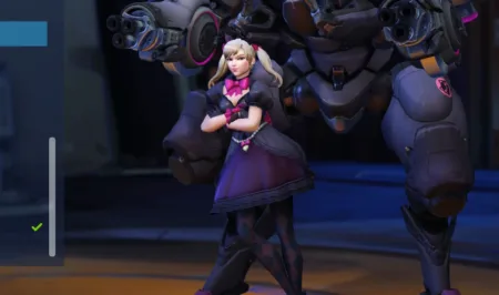 Overwatch 2 - D.VA Black Cat - Skin com vestido 01