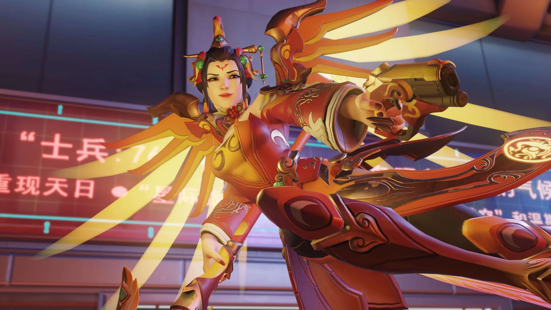 Overwatch - Nova Skin da Mercy - Ano Novo Lunar Chinês 2018