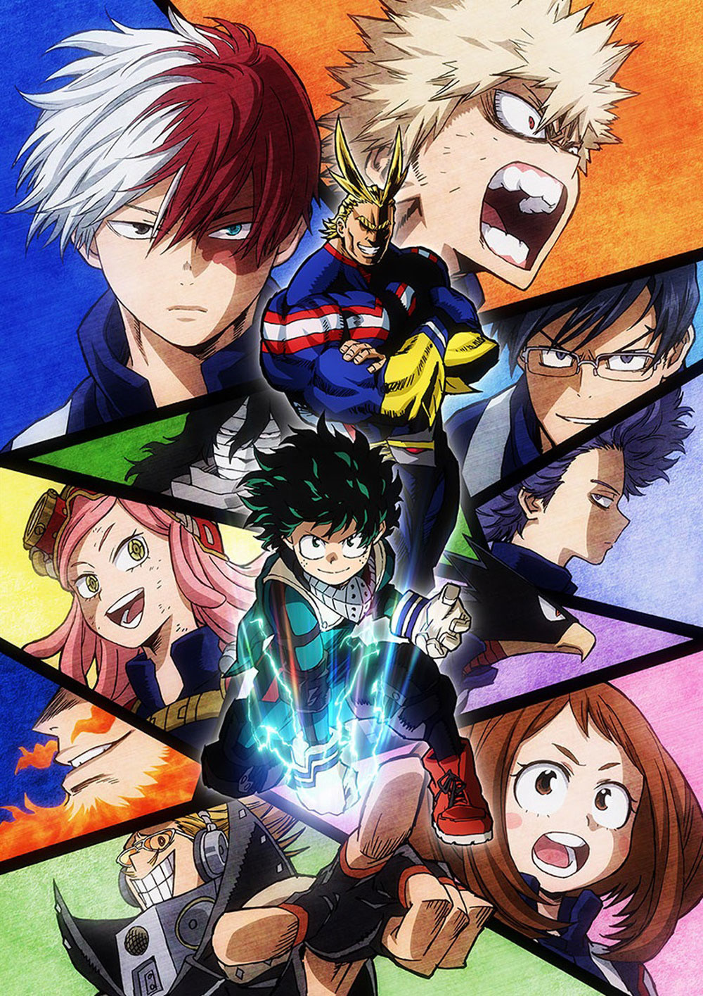 My Hero Academia - Poster com diversos personagens