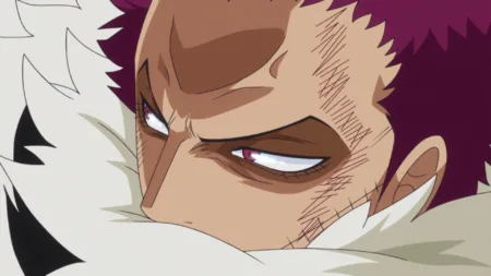 One Piece - Katakuri Charlotte no arco Whole Cake do anime