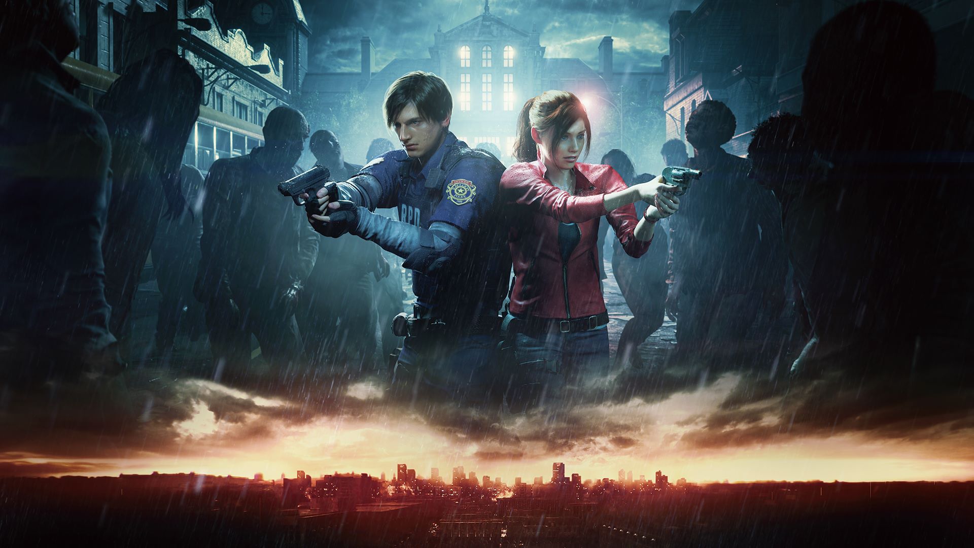Resident Evil 2 - Leon e Claire - Imagem dos protagonistas
