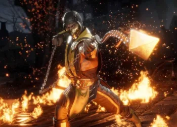 Com Mortal Kombat 11 e Soul Calibur VI, veja a lineup de games do EVO 2019 Scorpion em Mortal Kombat 11 - Imagem oficial