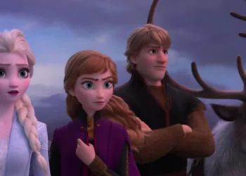 Frozen 2 - Principais Protagonistas do filme da Disney, com Elsa e Anna na imagem