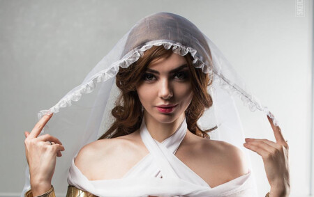Lindo Cosplay Feminino da Gwynevere Princesa da Luz Solar - Dark Souls - Cosplays Femininos de Games Topo