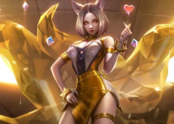 Novas skins prestigiosas de League of Legends podem passar de R$ 250 reais para comprar na loja Ahri KDA Prestígio - Wallpaper Full HD da nova skin da campeã do League of Legends - LoL Capa