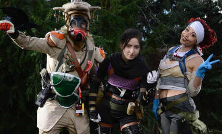 Apex Legends Cosplays - Wraith Lifeline e Bloodhound
