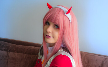 Cosplay Feminino da Zero Two - Animes