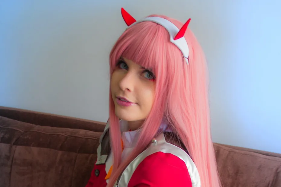 Cosplay Feminino da Zero Two - Animes