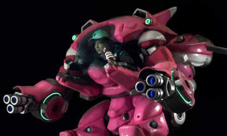 Cosplay da D.VA com o Mecha - Overwatch - Foto Topo