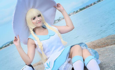 Cosplay da Lillie - Pokémon Sun and Moon - Cosplays de Games Topo