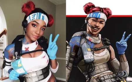 Cosplay incrível da Lifeline - Apex Legends - FPS da EA - Topo