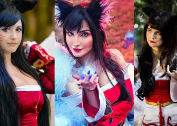 Cosplays da Ahri Clássica feitos por cosplayers do Brasil, de League of Legends (LoL) Cosplays Brasileiras da Ahri Clássica - League of Legends