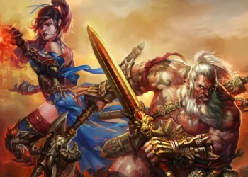 Diablo III terá mais 3 níveis de dificuldade a partir da próxima temporada Diablo III - Arcanista e Bárbaro - FanArt Style capa