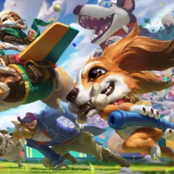 Fuzz Fizz - Splash Art de nova skin no League of Legends
