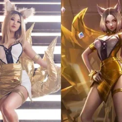 Ahri KDA Prestigiosa - Lindíssimo Cosplay de League of Legends - LoL - Topo