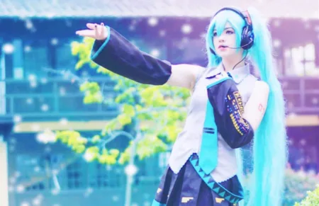 Hatsune Miku Cosplay Clássico - Vocaloid Topo