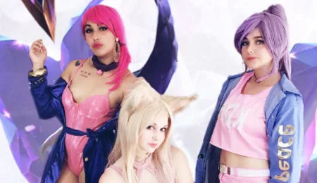 KDA Cosplays LoL - Ahri - Evelynn - Akali - League of Legends Topo