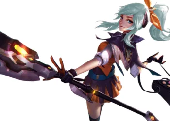 Lux Academia de Batalha - Outra cor de cabelo - League of Legends - Cabelos prateados Topo