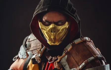 Scorpion Cosplay Impressionante - Mortal Kombat 11 - Foto