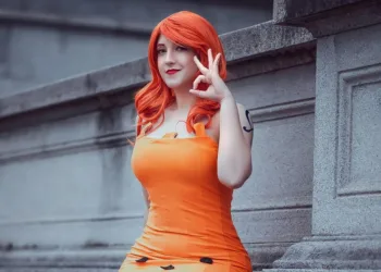 Nami Cosplay - Vestido de Halloween - One Piece Topo