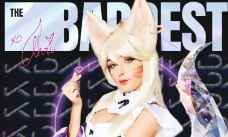Ahri KDA Versão Maid - Cosplay de League of Legends - 01
