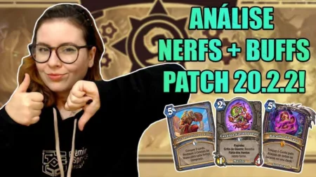 Análise de Nerfs e Buffs Banner Nayara Sylvestre