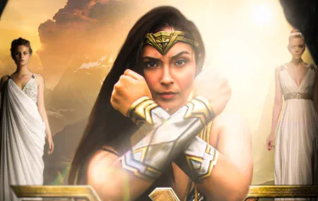 Arte Cosplay da Mulher Maravilha - DC Comics - Capa