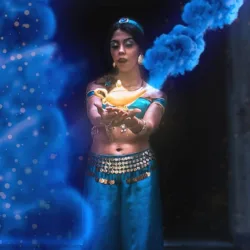 Arte Digital Cosplay da Jasmine, de Aladdin - Capa