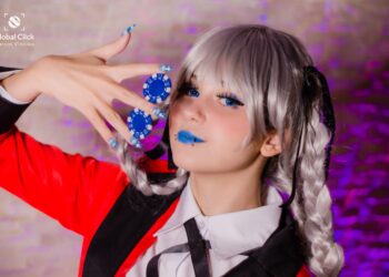 Belo cosplay da Kirari Momobami, de Kakegurui - 01