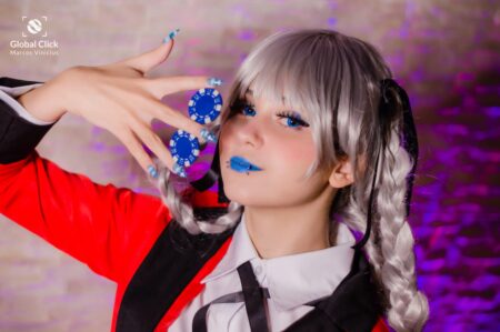 Belo cosplay da Kirari Momobami, de Kakegurui - 01