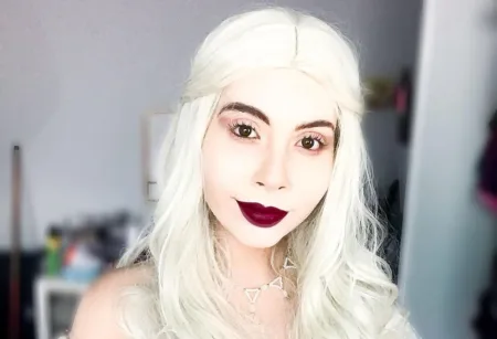 Cosplay da Rainha Branca - Capa