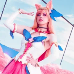 Cosplay da Ahri Star Guardian - LoL Cosd0ll Capa