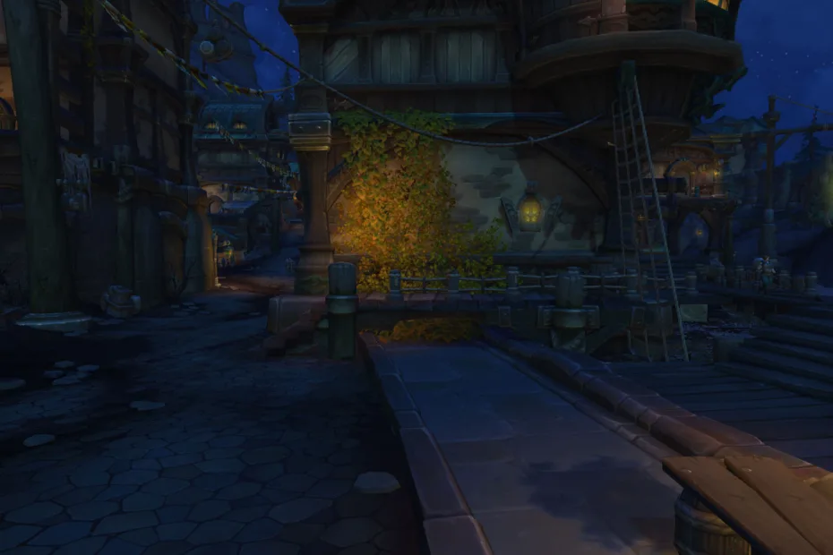 WoW Boralus Screenshot de rua