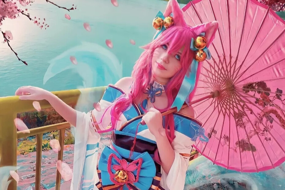 Ahri Spirit Blossom - Saori Cosplay - Foto Nova Capa