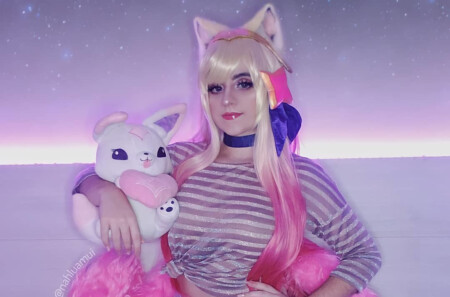 Ahri Star Guardian Casual Cosplay - League of Legends - Foto Capa
