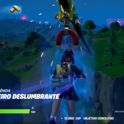 Fortnite: Onde achar uma tirolesa (Temporada 8: Ao Cubo) Fortnite - Achando uma Tirolesa na Temporada 8 - Capa