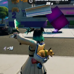 Fortnite - Colete Metal nas Chaminés Chamuscantes e no Bosque Choroso Capa