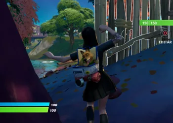 Fortnite - Concluindo a missão de Fazer Gestos a 10 metros de uma estrutura construída por aliados - Capa